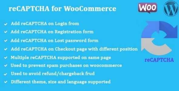 reCAPTCHA for WooCommerce GPL v1.1.2 - wpeliteplugins