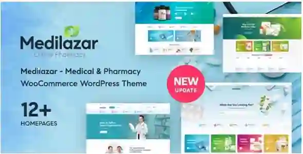 Medilazar Theme GPL v1.2.8 - Pharmacy Medical WooCommerce WordPress Theme