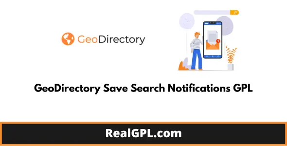 GeoDirectory Save Search Notifications GPL v2.1.4