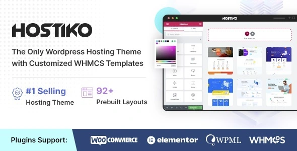 Hostiko Theme GPL v2.4 Hostiko Theme GPL v2.4.7 - WordPress WHMCS Hosting Theme