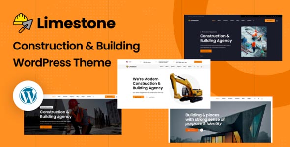 Limestone Theme GPL v1.0.5 – Construction Building WordPress Theme