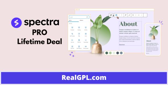 Spectra Pro Page Builder Lifetime Deal | Pay Once Use Forever