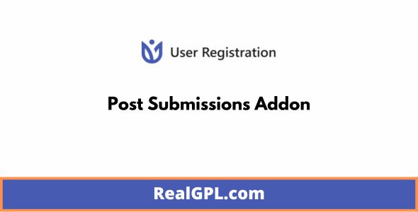 User Registration Post Submissions Addon GPL v1.0.2.1