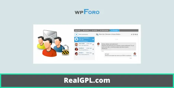 WPForo Private Messages Addon GPL v3.1.2