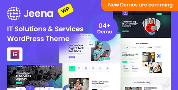 Jeena Theme GPL v1.0.7 - Technology & IT Solutions WordPress Theme