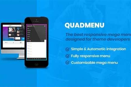 QuadMenu GPL v3.1.5 - Themes Developer Mega Menu