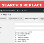 WP Database Search and Replace