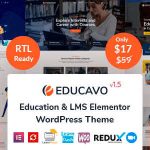 Educavo Theme GPL v3.4.5 | Multipurpose Online Courses & Education
