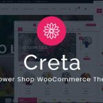 Creta Theme GPL v5.8 - Flower Shop WooCommerce WordPress Websites