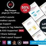 Blog Designer PRO for WordPress real gpl