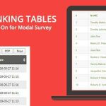 Ranking Tables Modal Survey addon GPL Boss