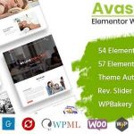 Avas Theme GPL v7.0.4 - Multi-Purpose Elementor WordPress Website