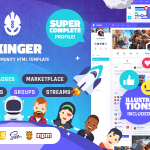 Vikinger Theme GPL v2.0.0 - BuddyPress and GamiPress Social Community
