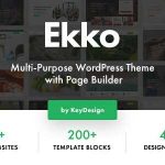 Ekko Theme GPL v3.0 – Multi-Purpose WordPress Websites with Page Builder
