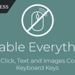 Disable Everything GPL v1.0 – WordPress Plugin to Disable Right Click, Copying, Keyboard