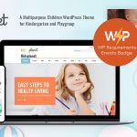 Kids Planet Theme GPL v2.2.5 - A Multipurpose Children WP Theme for Kindergarten and Playgroup