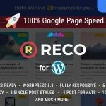 Reco Theme GPL v4.6.2 - Minimal Lightweight Theme for Freebies