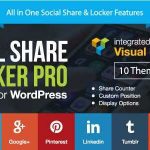 Social Share & Locker Pro GPL v7.8 – WordPress Plugin