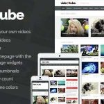VideoTube Theme GPL v3.4.3.9 - A Responsive Video WordPress Websites