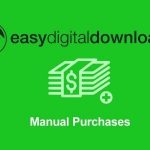Easy Digital Downloads Manual Purchases Addon v2.0.5 GPL