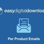 Easy Digital Downloads Per Product Emails Addon v1.1.7 GPL