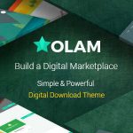 Olam Theme GPL v4.6.0 – Easy Digital Downloads Marketplace WordPress Websites