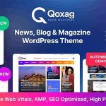 Qoxag Theme GPL v2.0.0 - WordPress News Magazine Websites