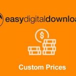 Easy Digital Downloads Custom Prices Addon v1.5.7 GPL