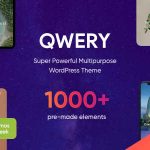 Qwery Theme GPL v1.1.4 – Multi-Purpose Business WordPress Theme + RTL