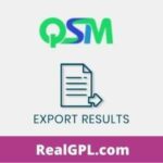 QSM Export Results Addon GPL v1.4.9