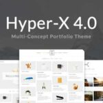 HyperX Theme GPL v4.9.9.2 – Responsive WordPress Portfolio Theme