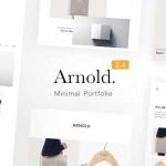 Arnold Minimal Portfolio WordPress Theme GPL v2.4.3