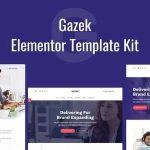 Gazek GPL v1.3.3 – Agency Portfolio Elementor Template Kit