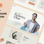 Ober Theme GPL v1.0.5 – CV Resume WordPress Theme