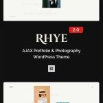 Rhye Theme GPL v2.9.1 – AJAX Portfolio WordPress Theme