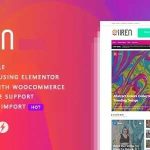 Siren Theme GPL v2.2.6 – News Magazine Elementor WordPress Theme