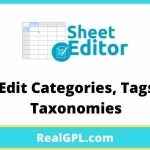 WP Sheet Editor Bulk Edit Categories Tags and Taxonomies v1.5.13 GPL