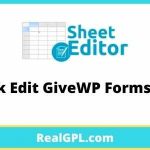WP Sheet Editor Bulk Edit GiveWP Forms Pro GPL v1.0.14