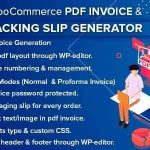 WooCommerce PDF Invoice & Packing Slip Generator v2.1.0 GPL