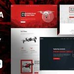 Dronza Theme GPL v1.4 – Drone Aerial Photography WordPress Theme