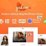 Yakeen Theme GPL v1.1 - Lifestyle Blog WordPress Theme