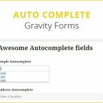 Gravity Forms Autocomplete GPL v1.8.8 (+address field) add-on for Gravity Forms
