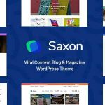 Saxon Theme GPL v1.8.2 - Viral Content Blog & Magazine Marketing WordPress Theme