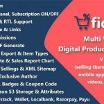 ficKrr GPL v2.1 - Multi Vendor Digital Products Marketplace with Subscription ON / OFF