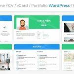 Aveo WordPress CV/Resume Theme GPL v1.4.2