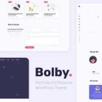 Bolby Theme GPL v1.0.6 - Portfolio/CV/Resume WordPress Theme