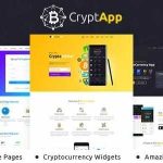 CryptApp Landing Page Theme GPL v2.5