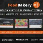 FoodBakery Theme GPL v2.6 – Food Delivery Restaurant Directory WordPress Theme