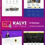 Kalvi Theme GPL v3.1 - LMS Education WordPress Theme
