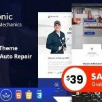 Mectronic Theme GPL v2.0 - WordPress Theme for Car Repair Center